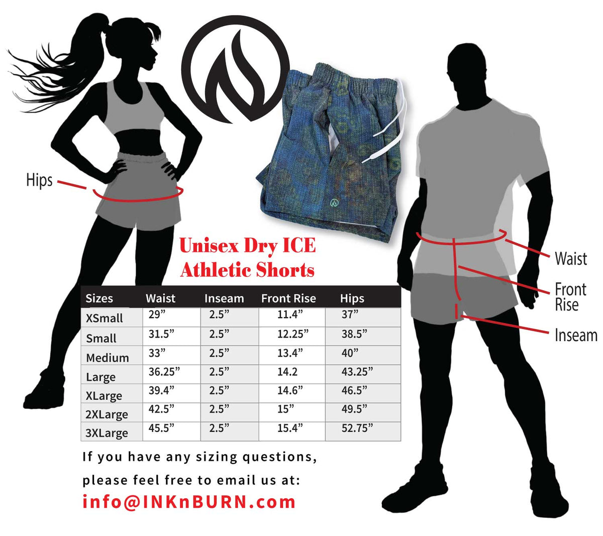 Concrete DryICE Unisex Shorts Regular