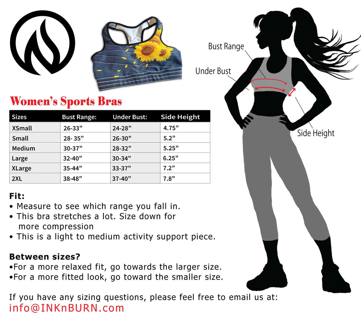 Sunflower Sports bra