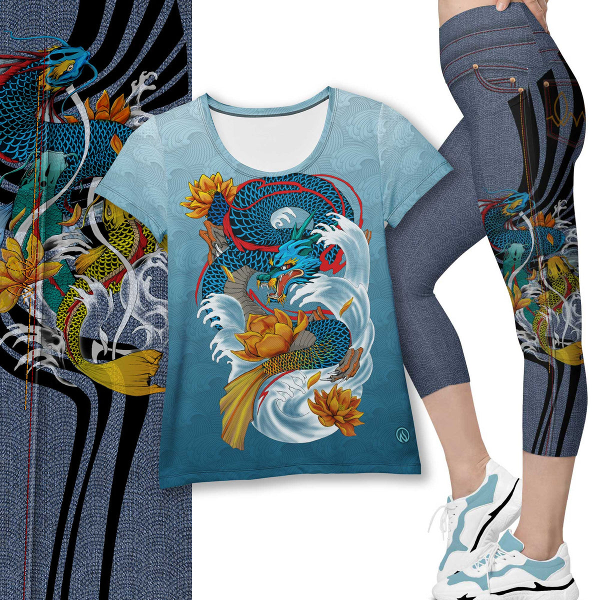 Dragon's Gate Scoop Neck Tech