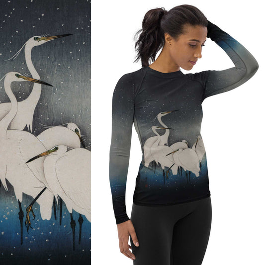 Egrets in Snow  Pullover