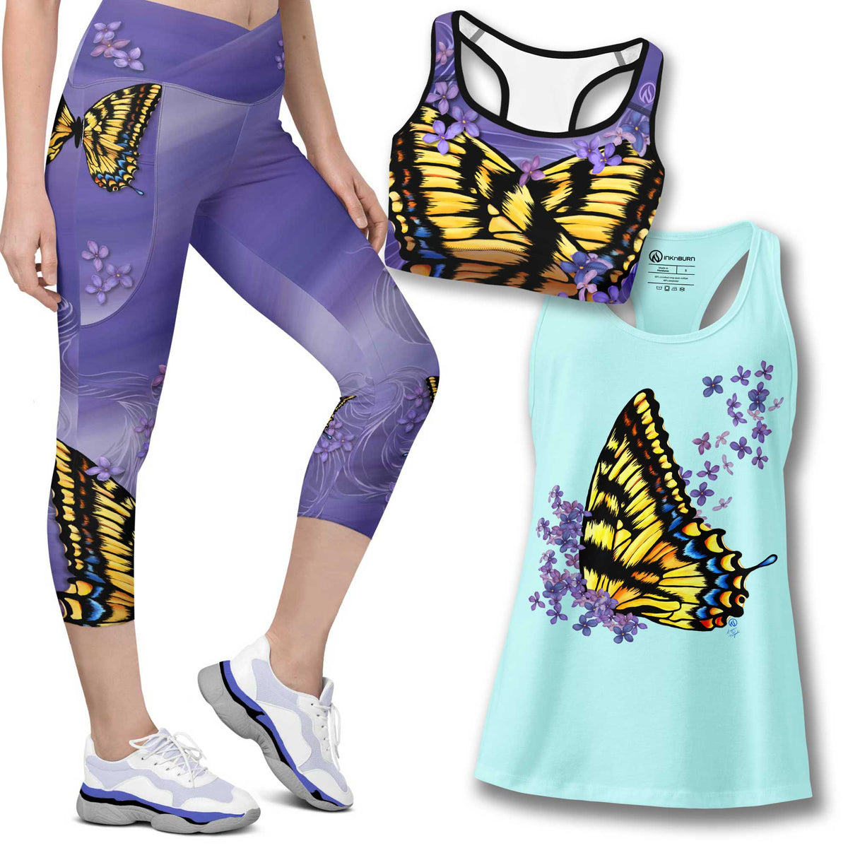 Flutter Racerbank Tank (White, Gray, Cancun)