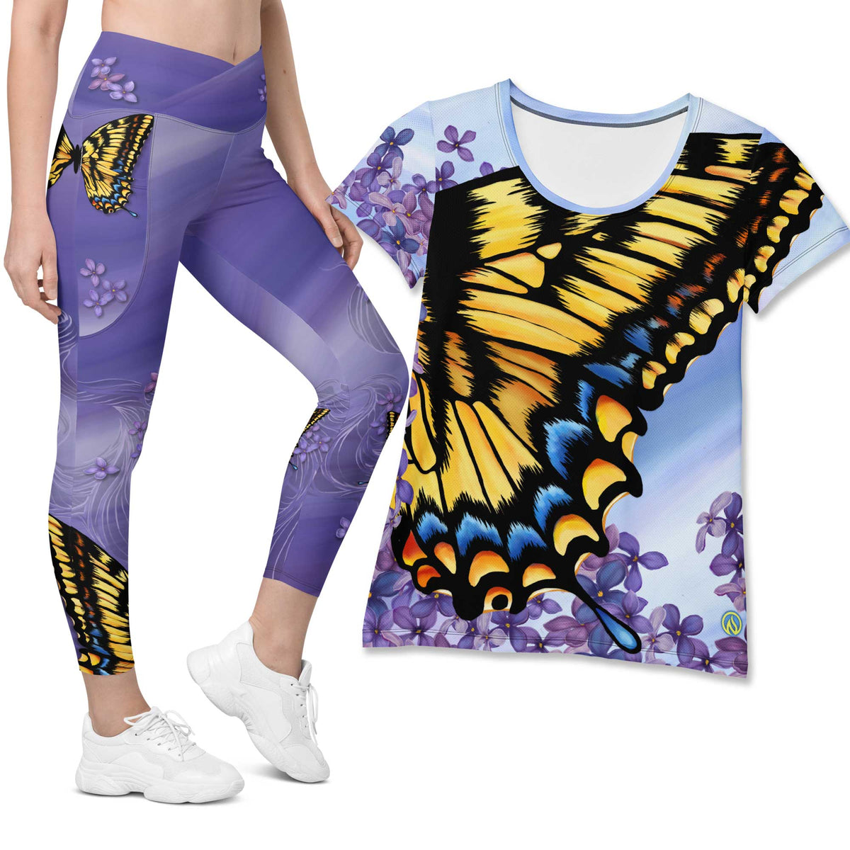 Flutter Tights w/Pockets