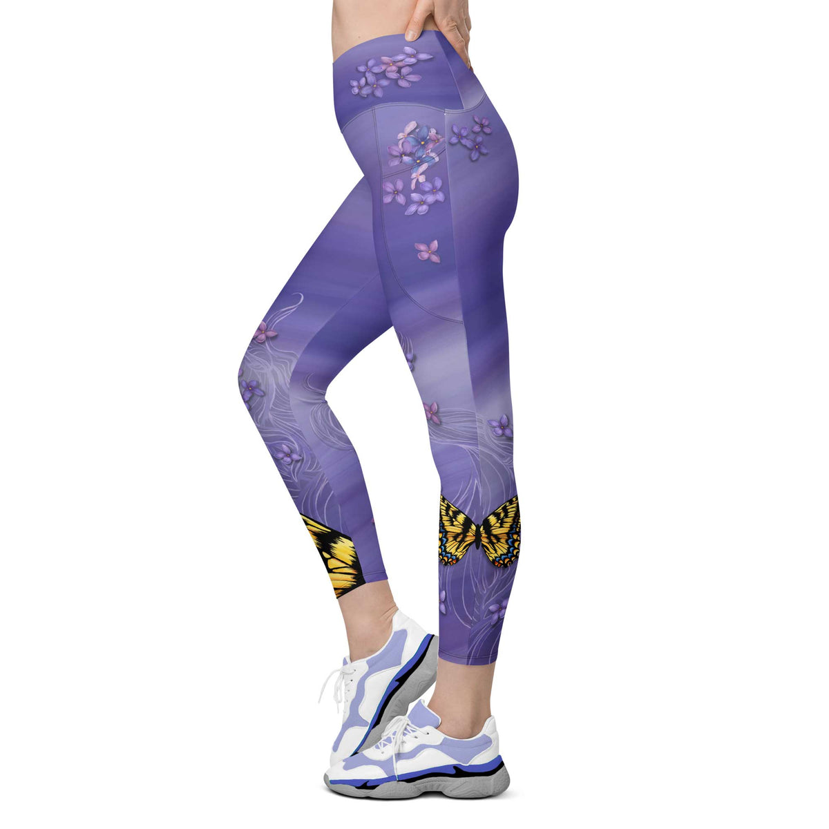 Flutter Tights w/Pockets