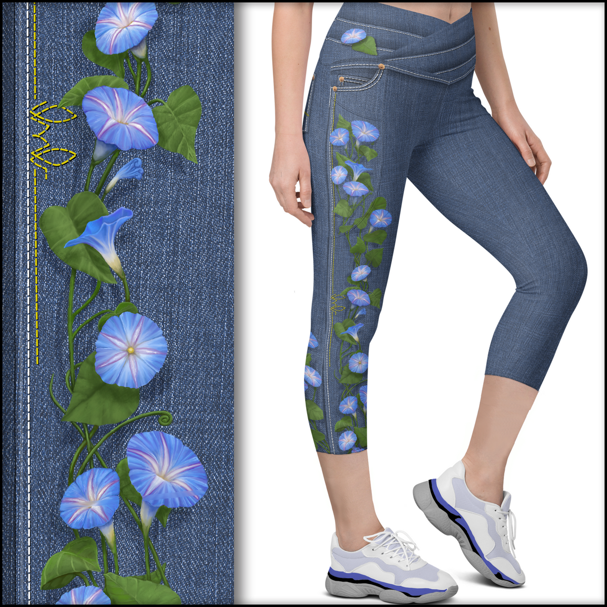 Morning Glory Capris w/Pockets