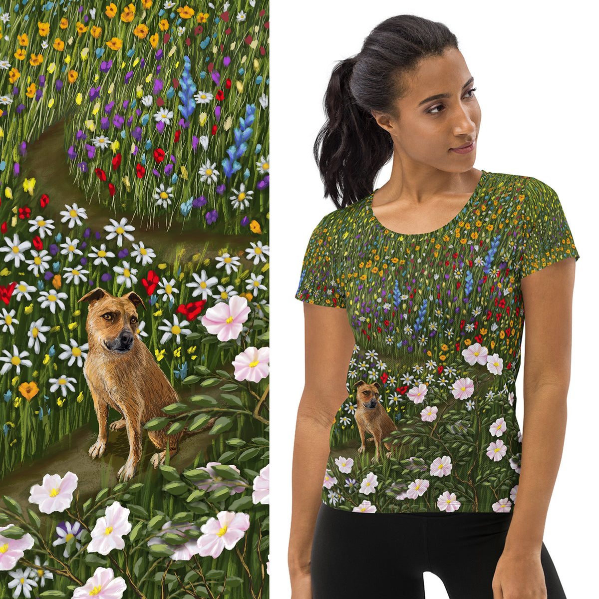 Trail Dog Scoop Neck Tech