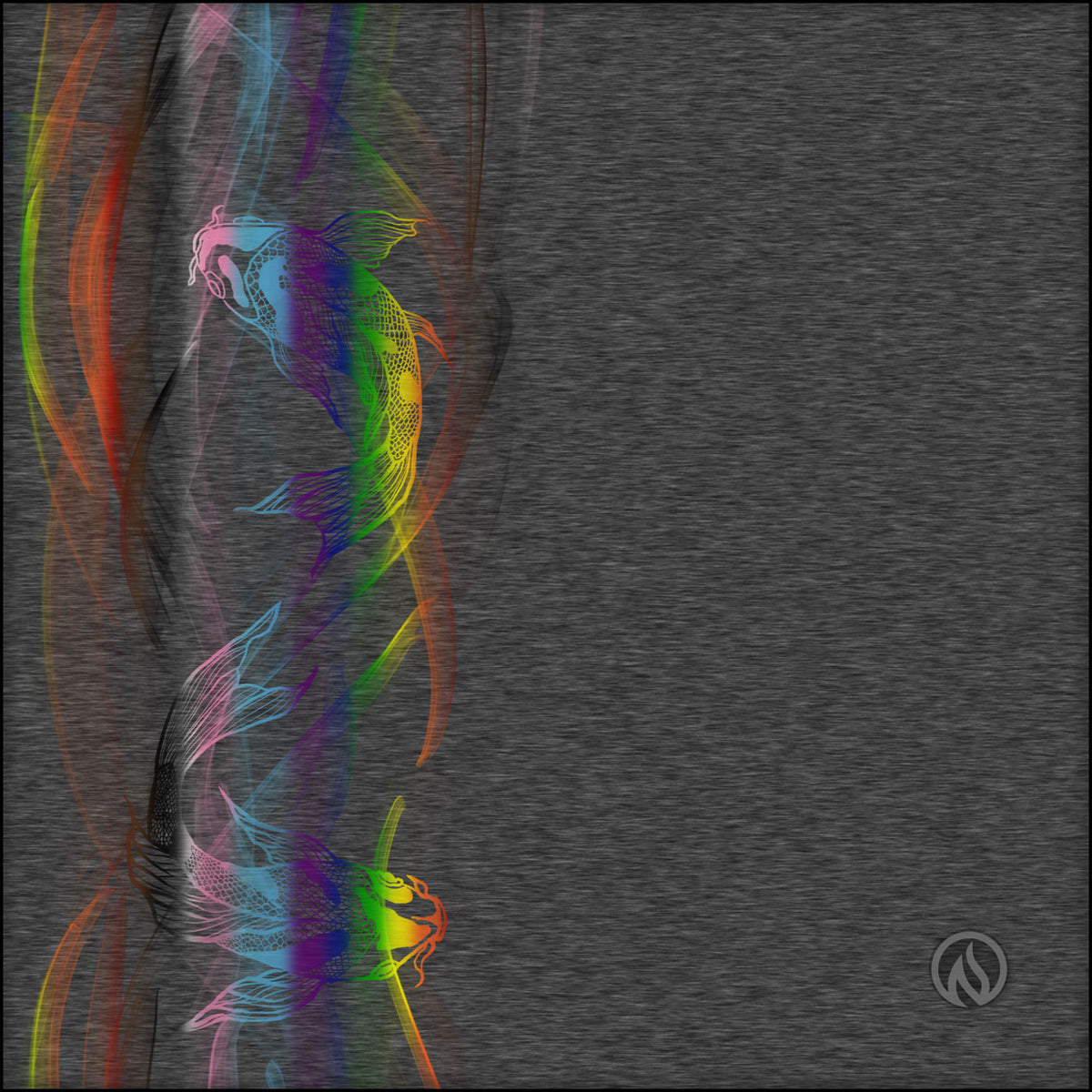 Rainbow Koi Scoop Neck Tech