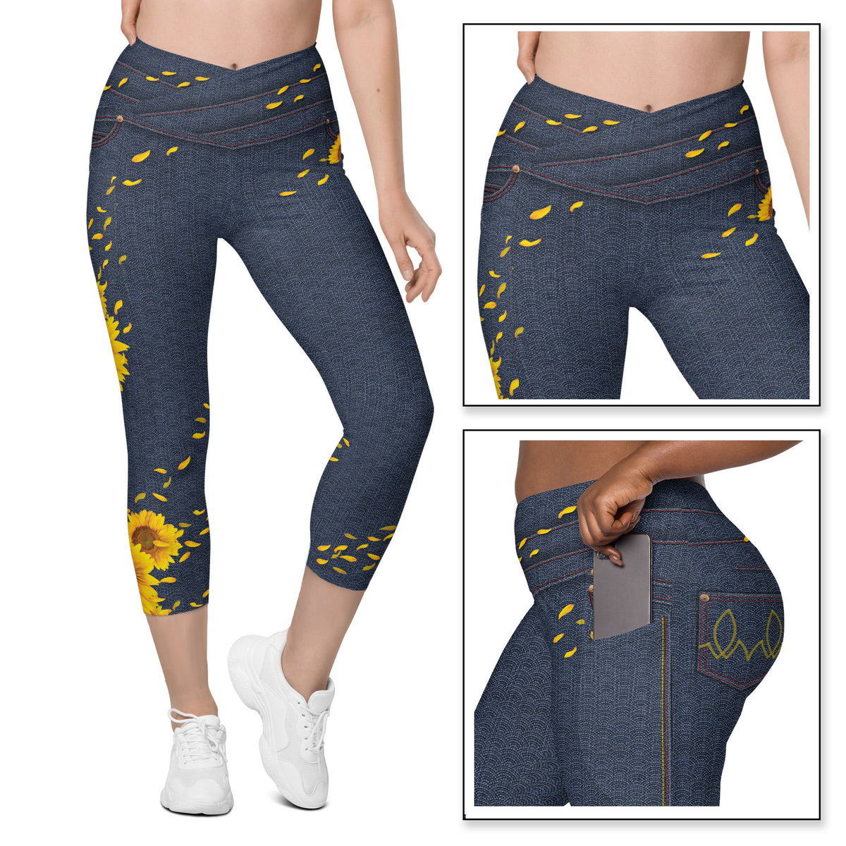 Sunflower Capris w/Pockets