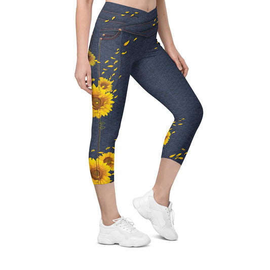 Sunflower Capris w/Pockets