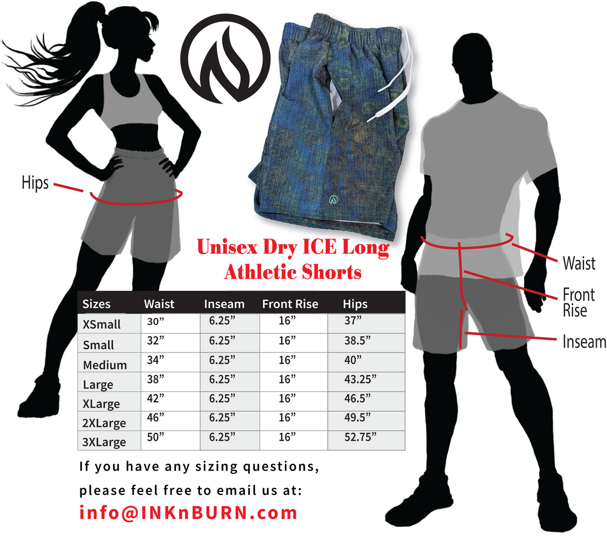 Concrete Unisex DryICE Shorts Long