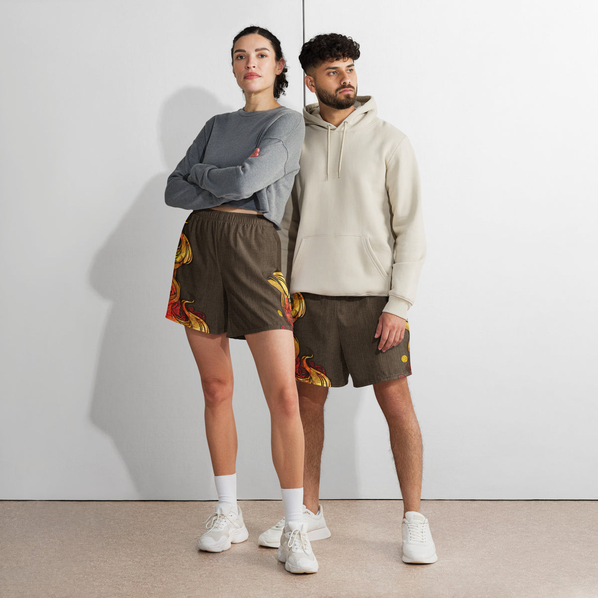 Fire Unisex DryICE Shorts Long