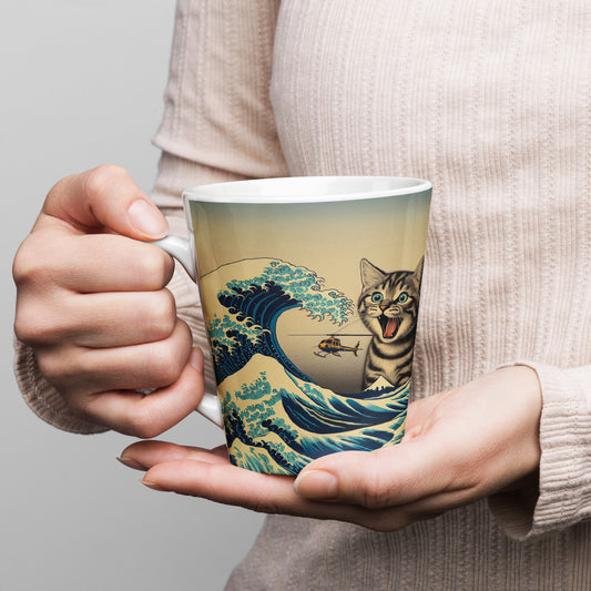 Catzilla Latte Mug (12 oz)