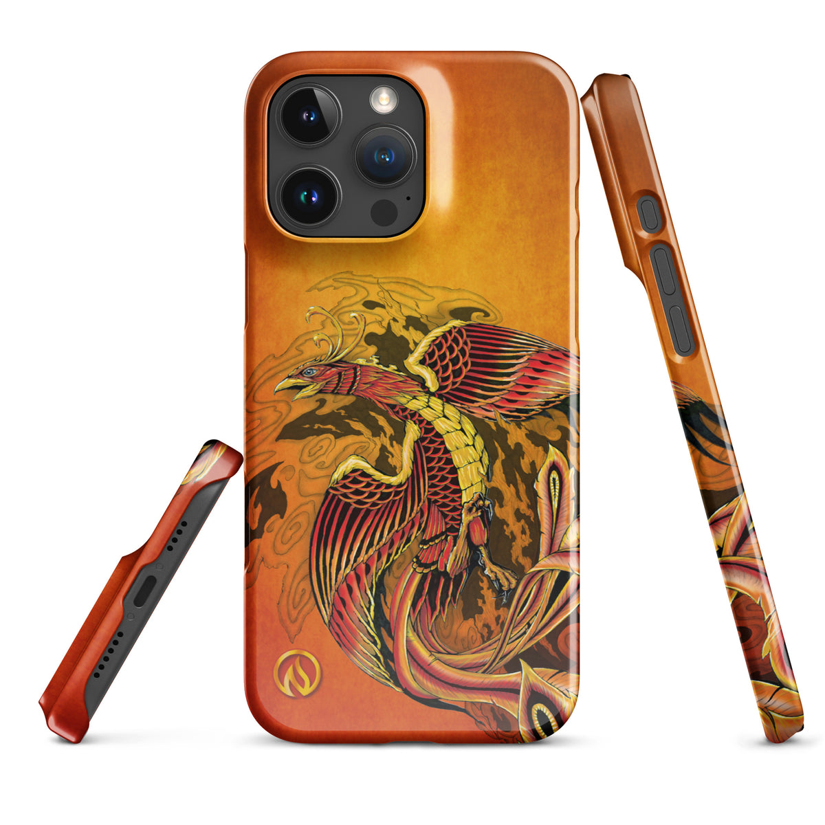 Phoenix Phone Case for iPhone - Fiery Rising Design
