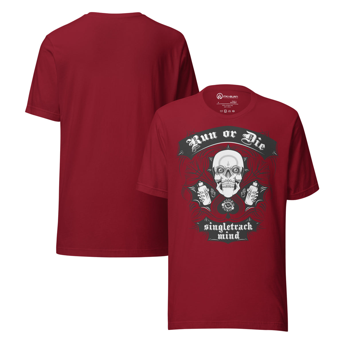 Run or Die Unisex Cotton T-Shirt for Runners