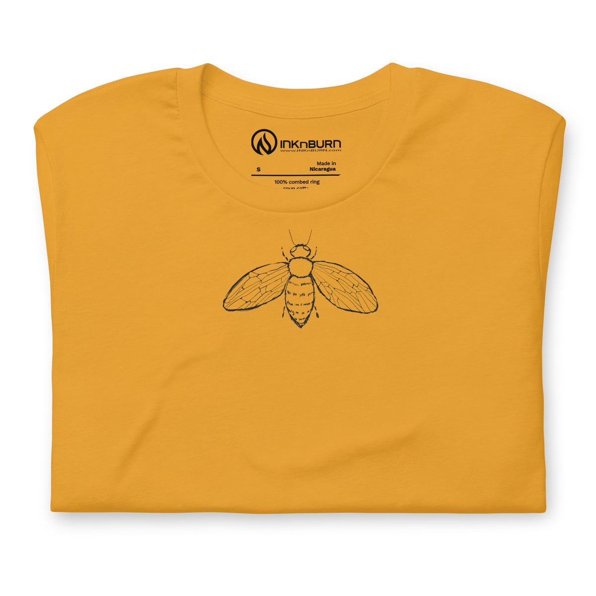 Just Bee Unisex Cotton T-Shirt - Sage Green Graphic Tee